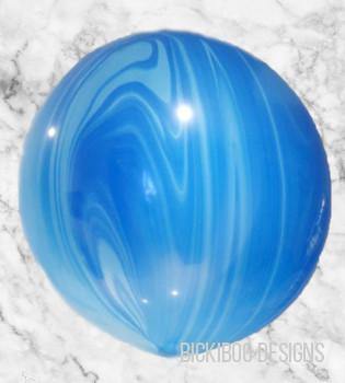 Giant Blue Marble 76cm Balloon UN-INFLATED - Bickiboo Designs