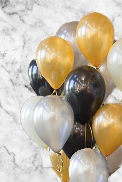 Glitz & Glam 12 Balloons Bouquet - Bickiboo Designs