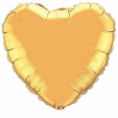 Gold Foil Giant 90cm Heart Balloon - Bickiboo Designs