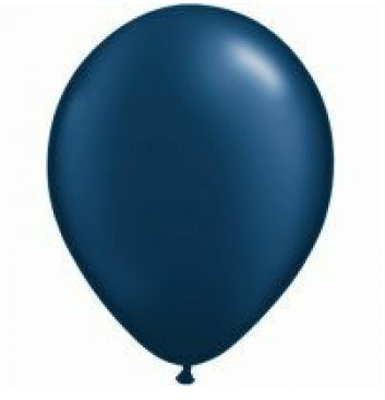 Pearl Midnight Blue Mini Balloons - 12cm (5 pack) - Bickiboo Designs