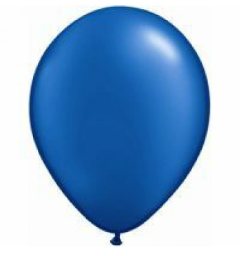 Pearl Sapphire Blue Mini Balloons - 12cm (5 pack) - Bickiboo Designs