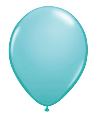 Fashion Caribbean Blue Mini Balloons - 12cm (5 pack) - Bickiboo Designs