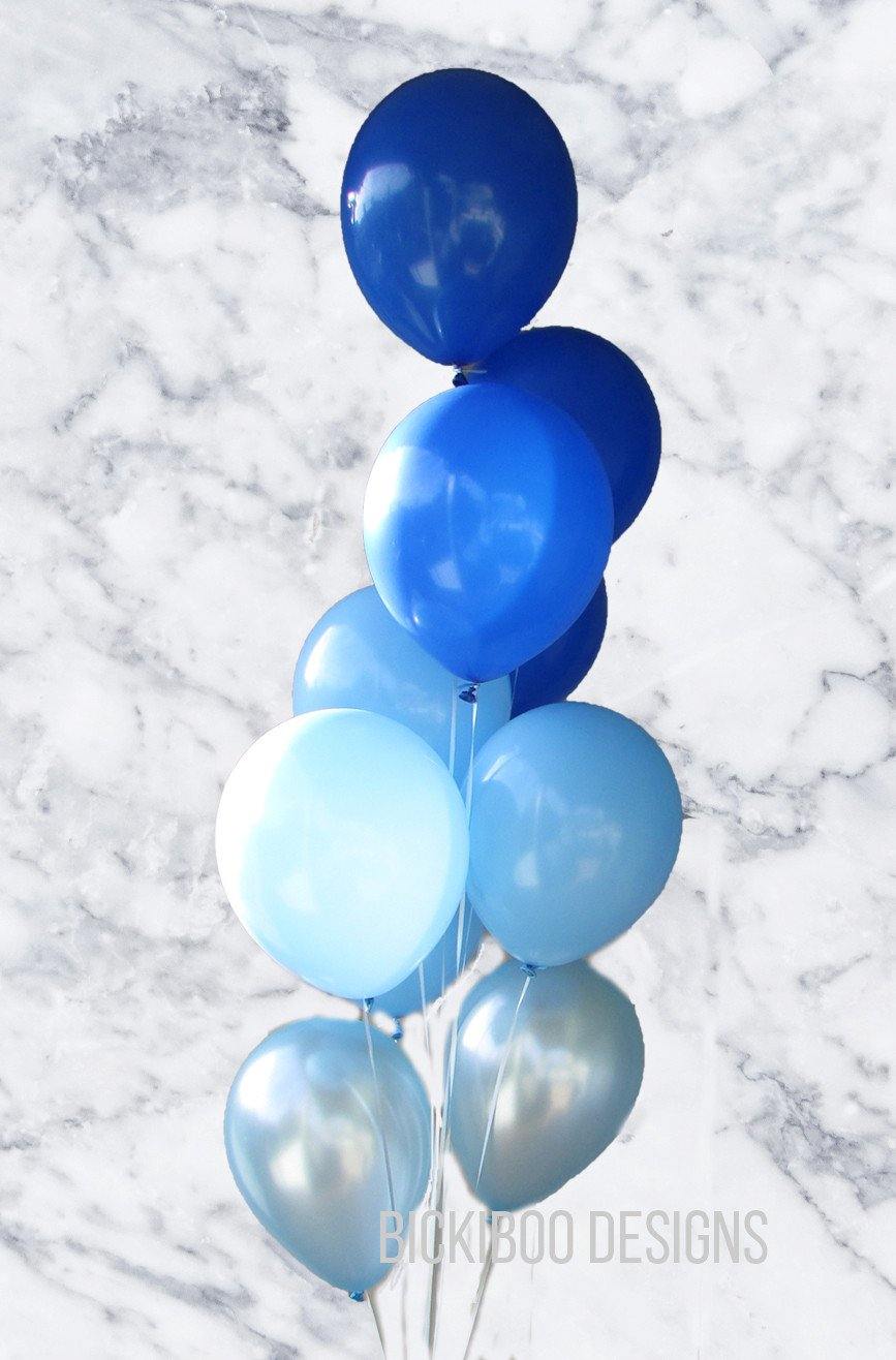 Blue Balloons Bouquet - Bickiboo Designs