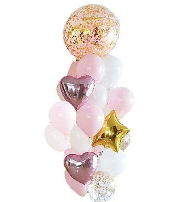Pink & Gold Balloon Pack - Bickiboo Designs