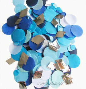 Confetti Balloon Revealer For Gender Reveal Parties (uninflated) - Blue - Bickiboo Designs