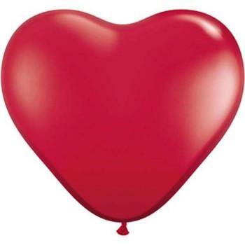 Giant heart shaped balloon Red - 90cm - Bickiboo Designs