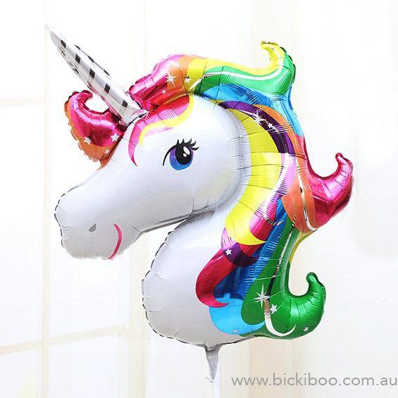 Unicorn Foil Balloon - Bickiboo Designs