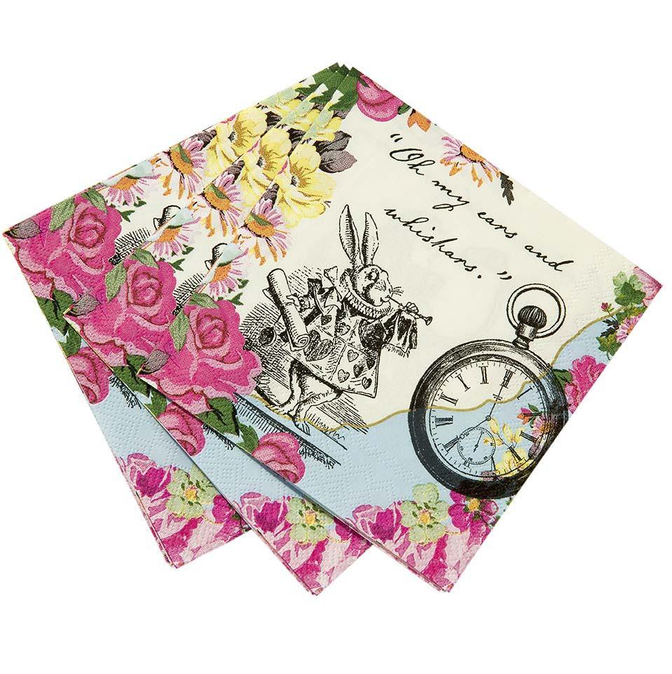 Truly Alice Dainty Napkins - Pack 20 - Bickiboo Designs