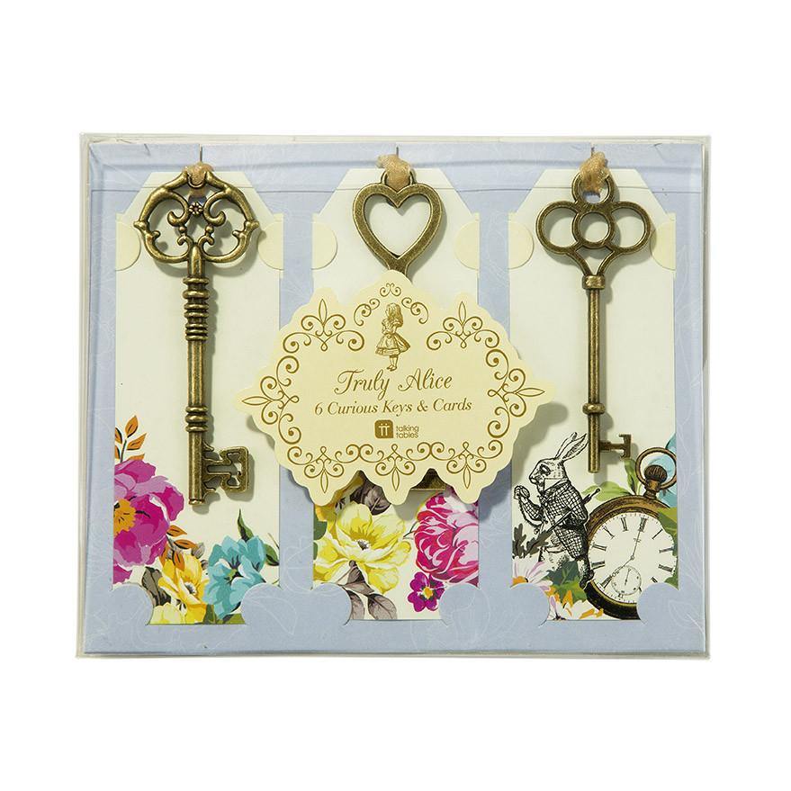 Truly Alice Curious Keys & Tags - Bickiboo Designs
