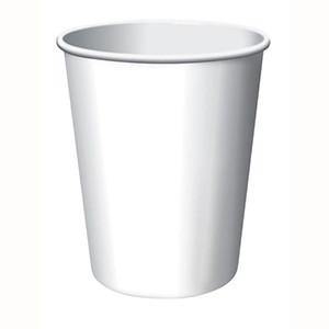 White Solid Colour Hot/Cold Cup 24pack - Bickiboo Designs