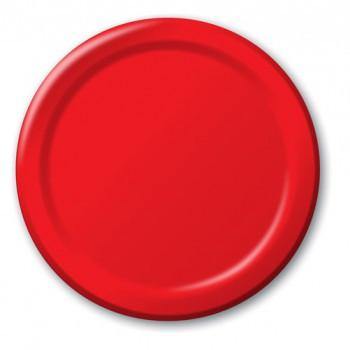 Classic Red Dessert Plate 18cm - Bickiboo Designs