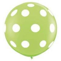 Giant Lime Green Polka Dot Balloon Set - 90cm - Bickiboo Designs