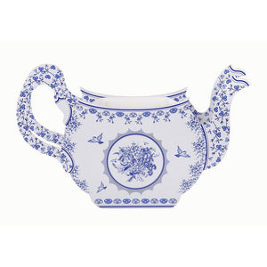 Party Porcelain Blue Teapot - Bickiboo Designs
