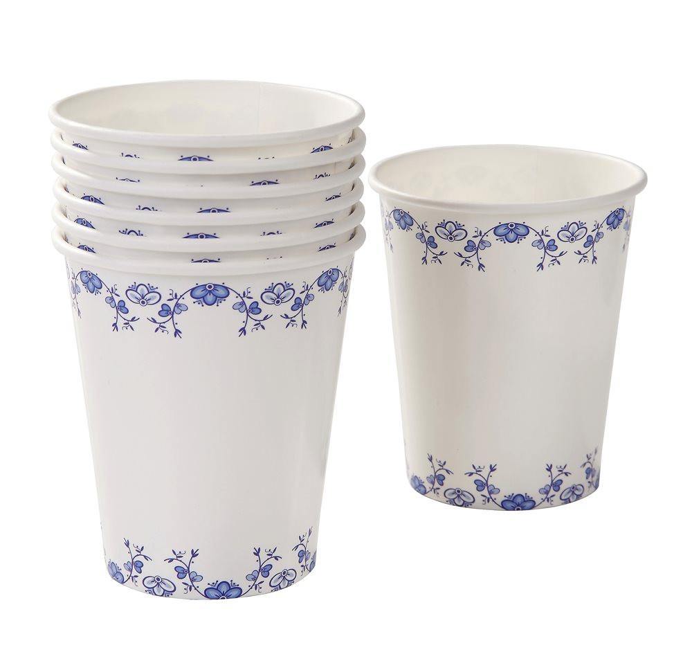 Party Porcelain Blue Cups - Bickiboo Designs