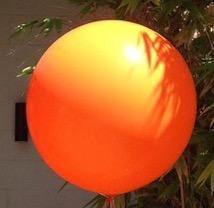 Jumbo Balloon - Orange - Bickiboo Designs
