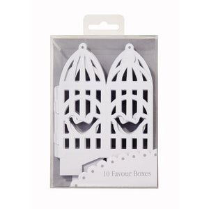 Something In The Air Birdcage Favour Box (10 pack) - Bickiboo Designs