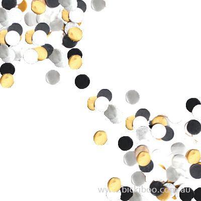 Hand-Cut Confetti - Black & Gold - Bickiboo Designs