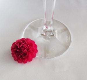 Boysenberry Pink Button Mums Tissue Paper Flowers - Bickiboo Designs