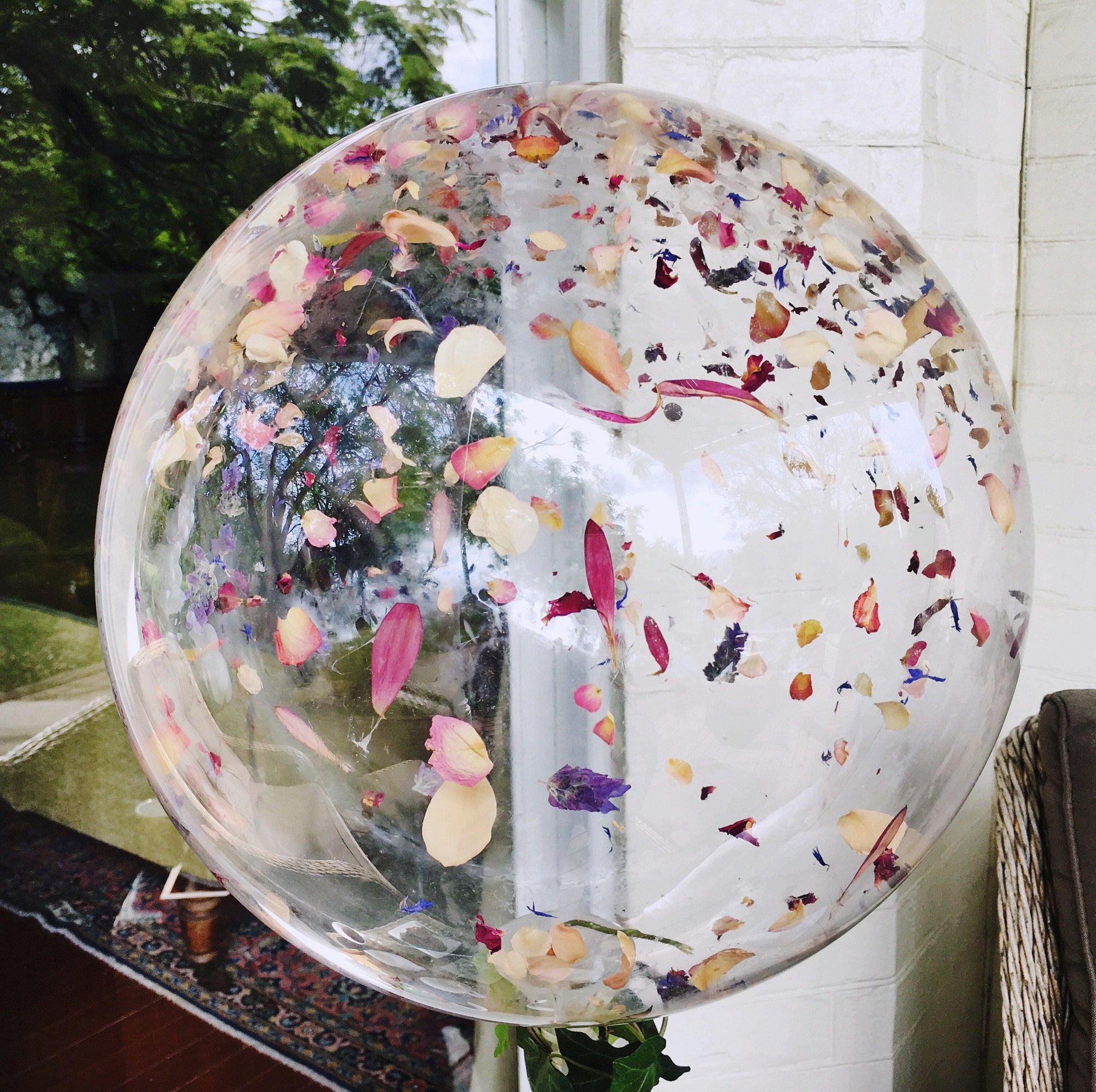 Flower Petal Confetti Balloon - Bickiboo Designs