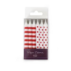 Red Candles - Bickiboo Designs