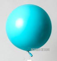 Caribbean Blue Large 60cm Balloon - Bickiboo Designs