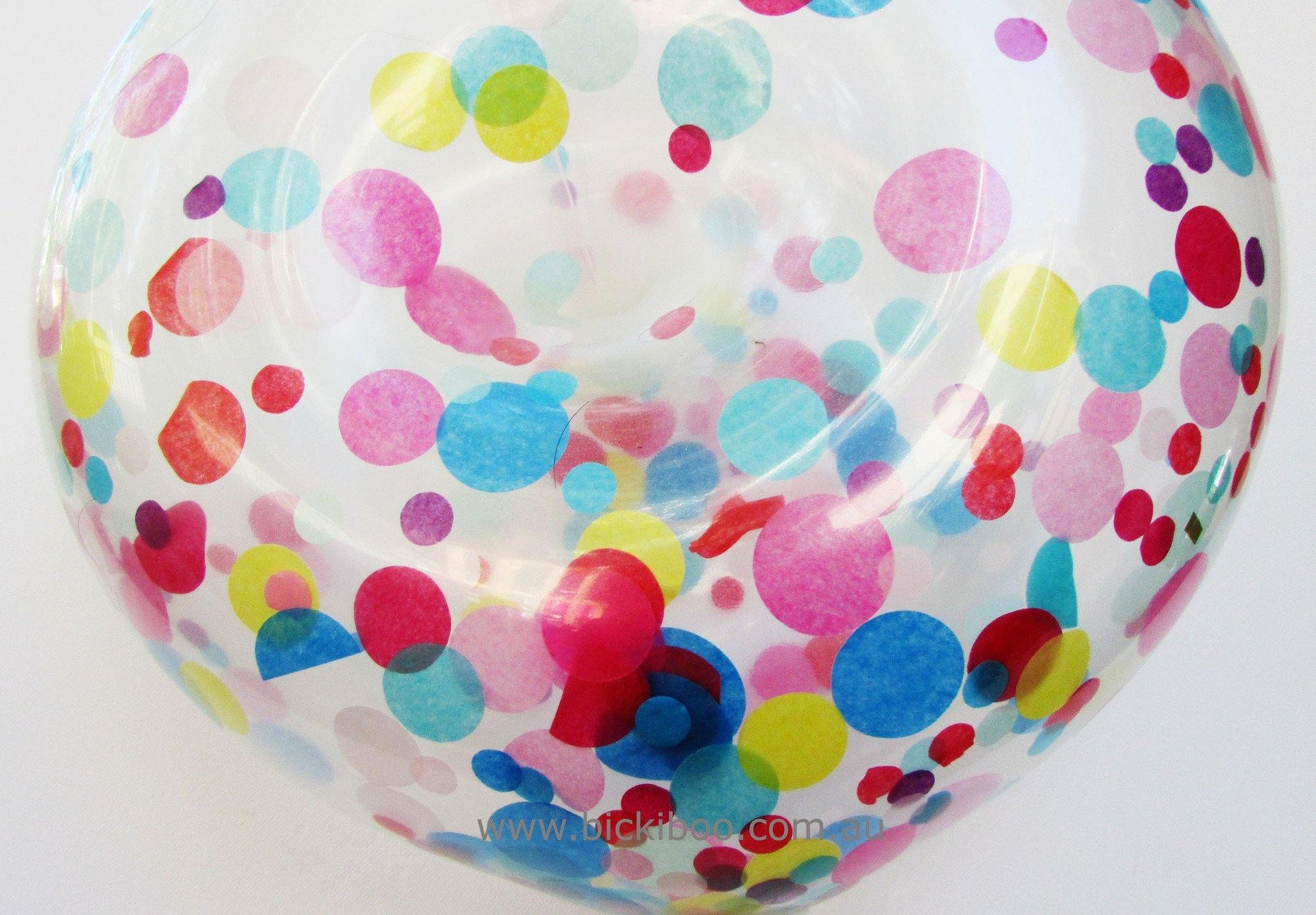 Custom Donut Shaped Confetti Balloon - 40cm - Bickiboo Designs