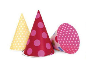 Pink Style Party Hats - Bickiboo Designs