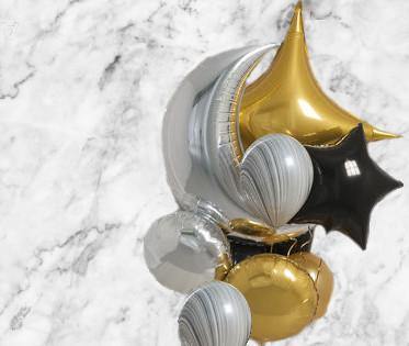 Glitz & Glam Foil Balloon Bouquet - Bickiboo Designs