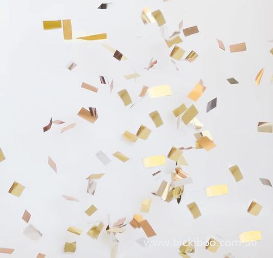 Hand-Cut Confetti - Gold Foil - Bickiboo Designs