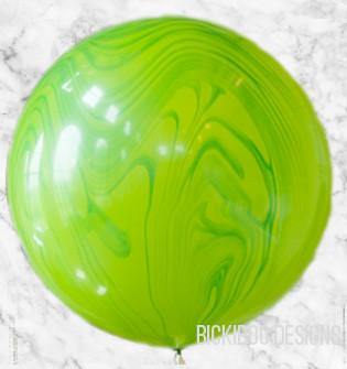 Green Marble 76cm Balloon - Bickiboo Designs