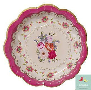 Truly Scrumptious Vintage Tea Party Plates - Bickiboo Designs