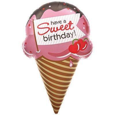 Giant Sweet Birthday Ice Cream Balloon - Bickiboo Designs