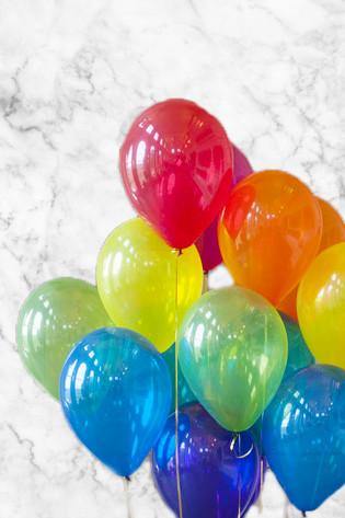 Jewel Rainbow  12 Balloons Bouquet - Bickiboo Designs