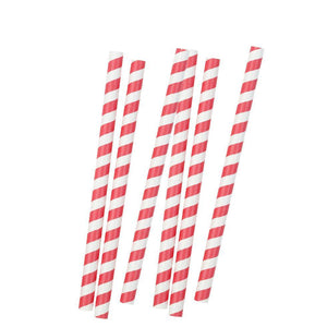 Mix & Match Jumbo Red Straws 10pk - Bickiboo Designs
