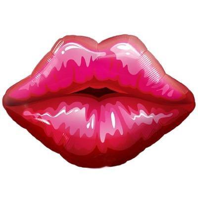 Giant Kissy Lips Balloon - Bickiboo Designs
