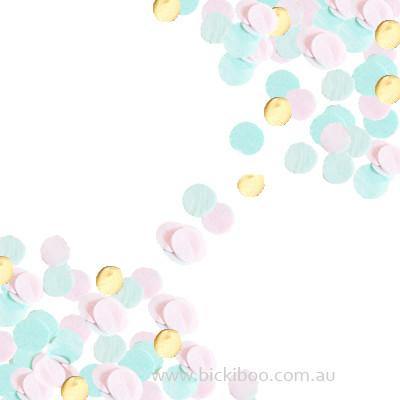 Hand-Cut Confetti - Mint, Blush & Gold - Bickiboo Designs