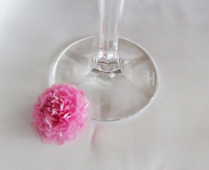 Pink Button Mums Tissue Paper Flowers - Bickiboo Designs
