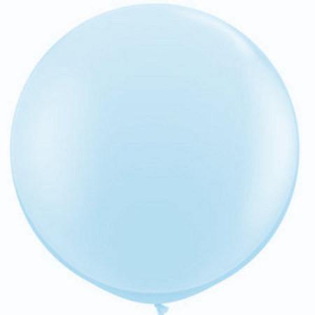 Giant Blue Pastel Pearl  Balloon - 90cm - Bickiboo Designs
