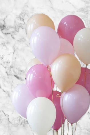Peach Blossom Party 12 Balloons Bouquet - Bickiboo Designs