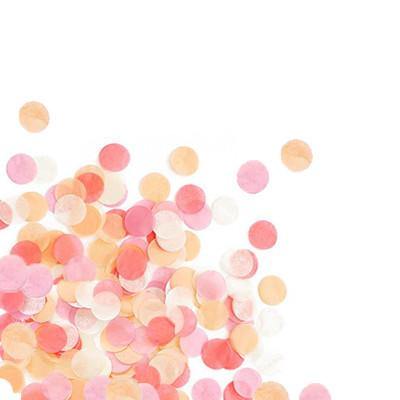 Hand-Cut Confetti - Peach Melba - Bickiboo Designs