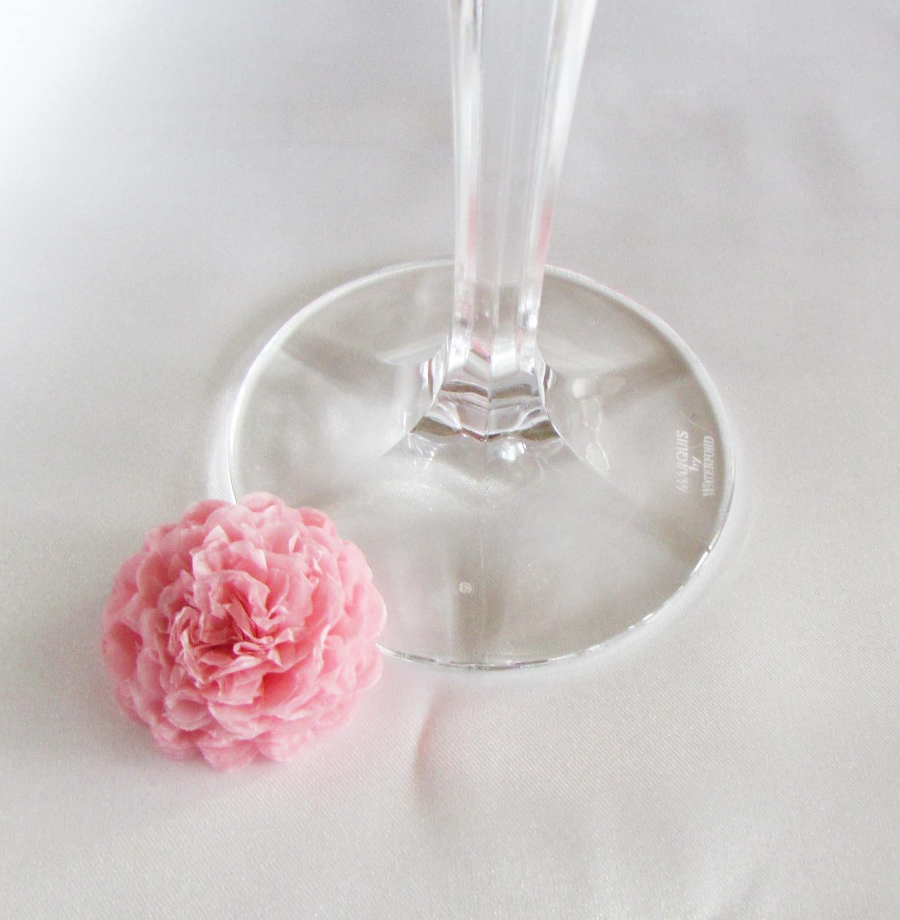 Baby Pink Button Mums Tissue Paper Flowers - Bickiboo Designs