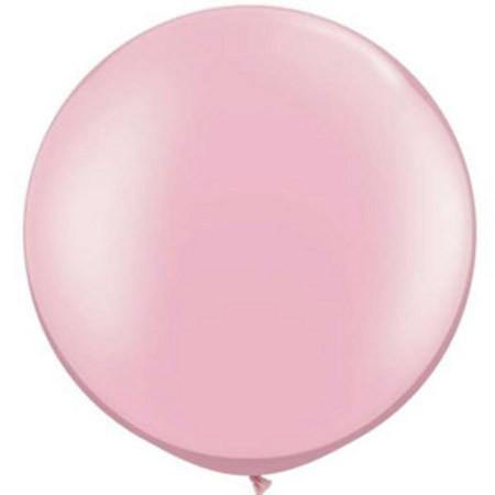 Giant Pink Pastel Pearl  Balloon - 90cm - Bickiboo Designs