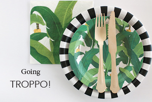 Troppo Leaf Dessert Party Plate - Bickiboo Designs