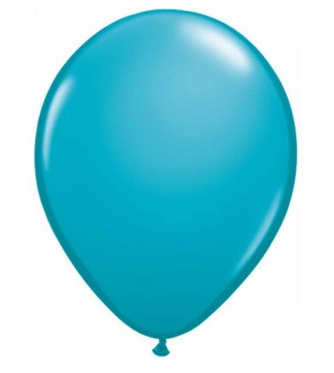Fashion Tropical Teal Mini Balloons - 12cm (5 pack) - Bickiboo Designs