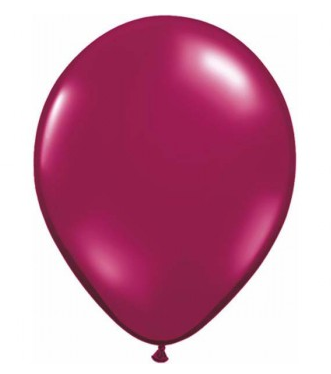 Jewel Sparkling Burgundy Mini Balloons - 12cm (5 pack) - Bickiboo Designs