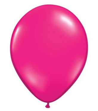 Jewel Sparkling Magenta Mini Balloons - 12cm (5 pack) - Bickiboo Designs