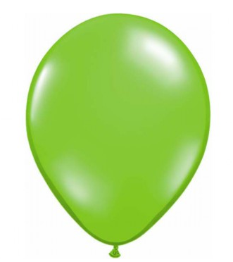 Jewel Lime Green Mini Balloons - 12cm (5 pack) - Bickiboo Designs