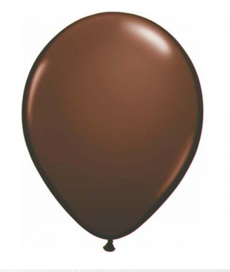 Chocolate Brown Mini Balloons - 12cm (5 pack) - Bickiboo Designs