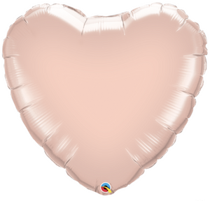 Rose Gold Foil Giant 90cm Heart Balloon - Bickiboo Designs