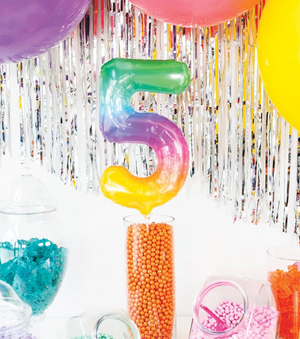 Jelly Number Balloon 41cm - Bickiboo Designs